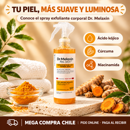 Dr. Melaxin Peel Shot, spray exfoliante corporal de 200 ml