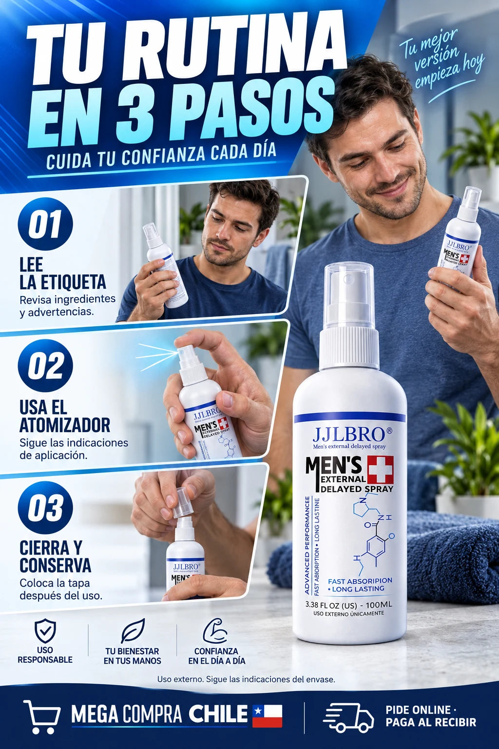 Cómo incorporar el producto siguiendo las indicaciones del envase.