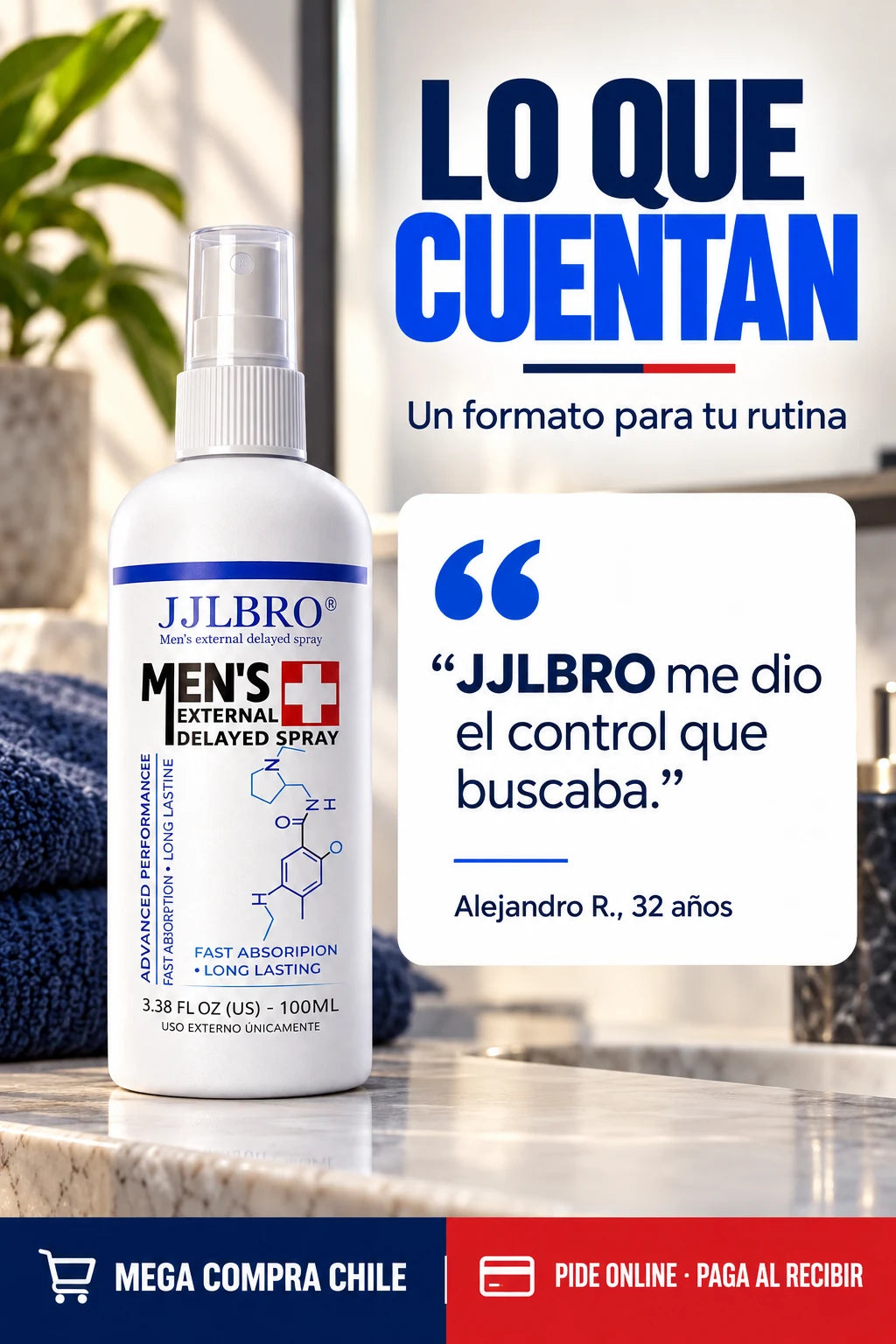 JJLBRO me dio el control que buscaba. — Alejandro R., 32 años