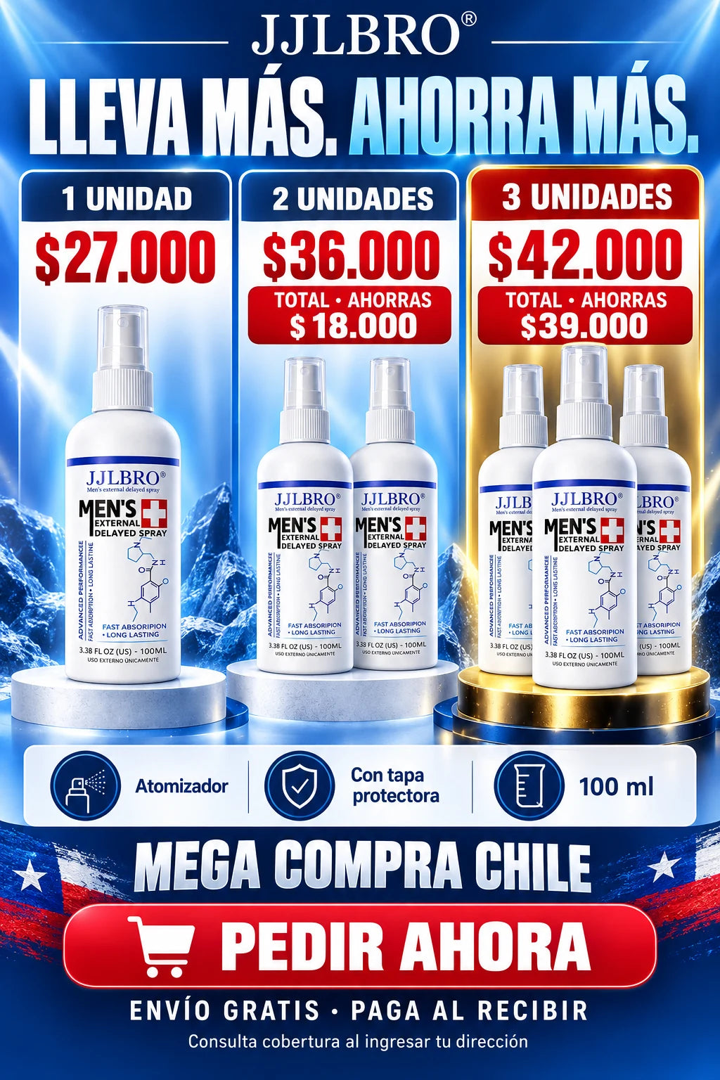 Ofertas por cantidad con envío gratis y pago al recibir. Consulta los precios de cada opción al lado de la imagen.